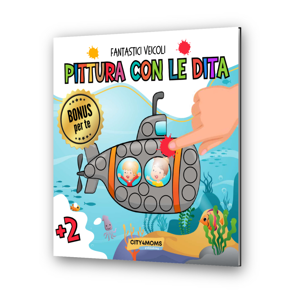 Semplice Libro di Pittura con le Dita per Bambini