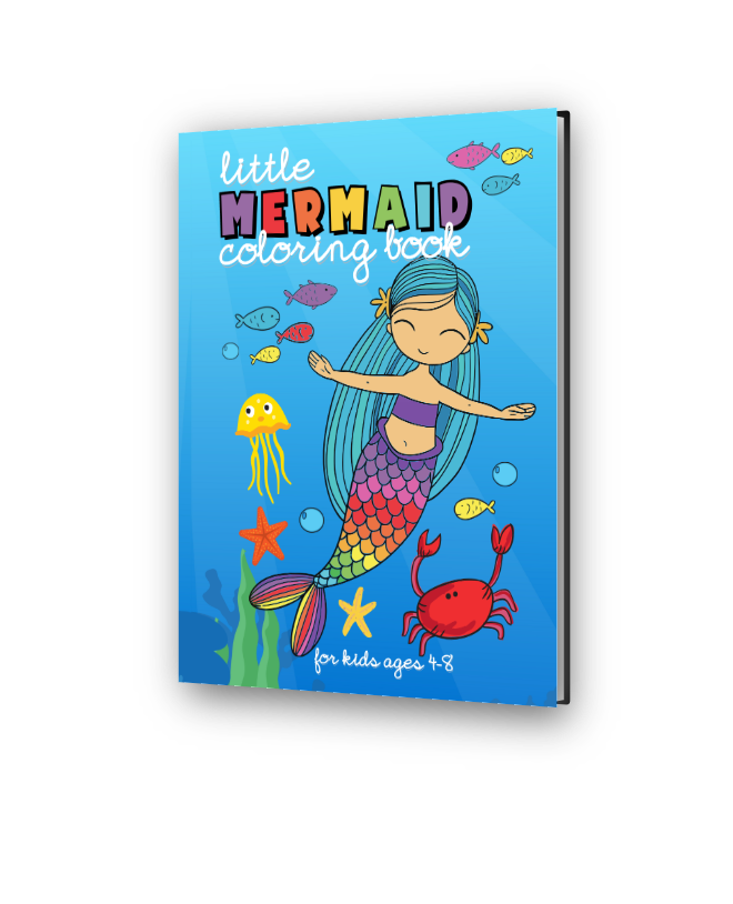 Sirene libro da colorare per bambini